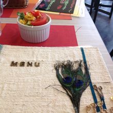 可愛いメニュー