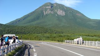 知床横断道路の峠です