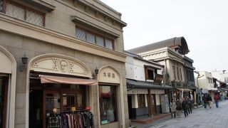 大正ロマンの町並みだけど