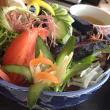 かつおの塩たたき御膳