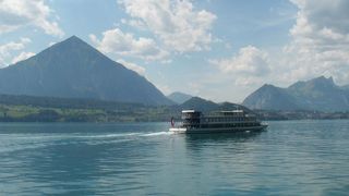 スイス・パスは遊覧船にも乗れます。