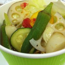 テイクアウトしたパスタ