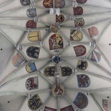 聖バルバラ聖堂天井部分