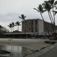 海側から見たホテル