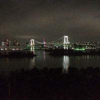 客室からのRainbow Bridgeの眺め
