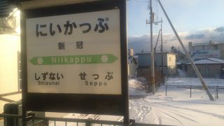 車社会にあるきれいな駅