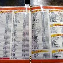 メニュー 