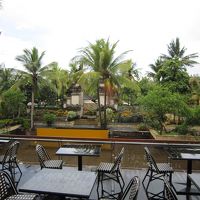 朝食のレストランからの眺め