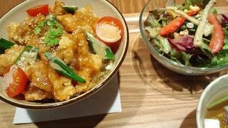 豆茶のヘルシーなランチ