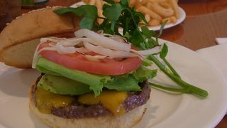 雰囲気のいいハンバーガー屋さん