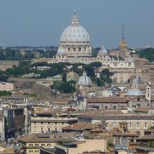 屋上からのサンピエトロ大聖堂