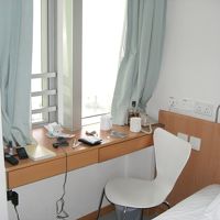 お部屋は狭いです