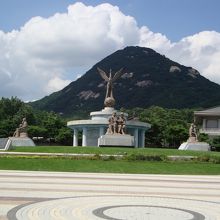 青瓦台前の広場