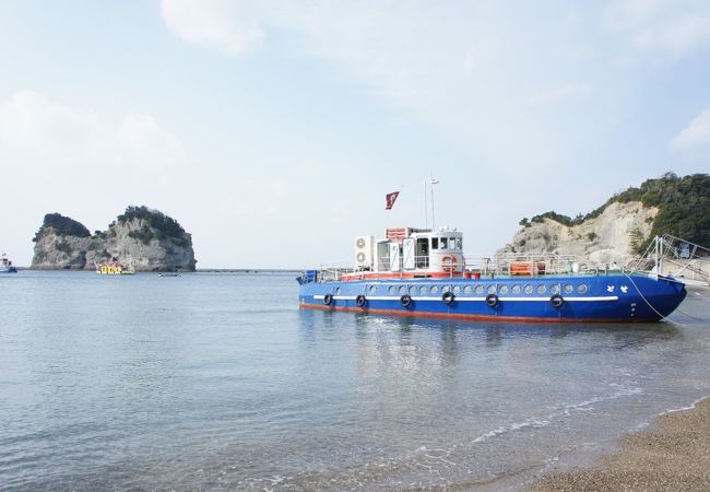 海女さんの潜水ショーもあります！