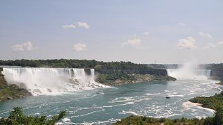 アメリカ滝とカナダ滝を分ける島