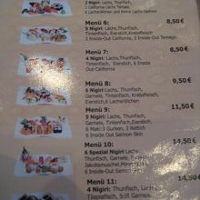 プレートメニュー、ビジュアルがわかり易い