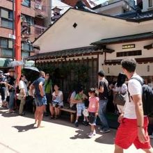 長蛇の列で断念