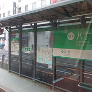 広島を代表する百貨店の最寄駅です