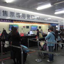 台北駅の切符売場