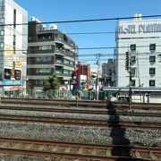 山手線の駅でも目立たない駅の１つです。