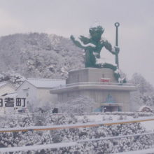 冬季は眺めるだけの鬼さんも、なかなか味わい深いお姿でした
