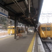 岡山県北西部の代表駅です