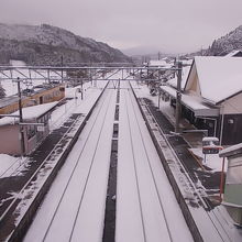跨線橋からの景観