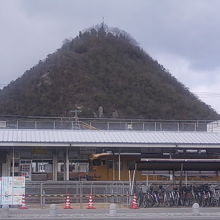 インパクトがある和気富士の景観