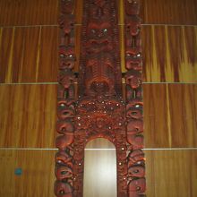 マオリの世界の展示物