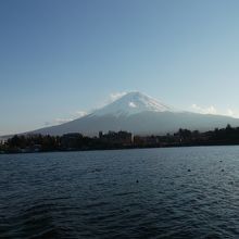 河口湖より