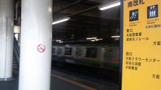 駅内に飲食店等が結構あります