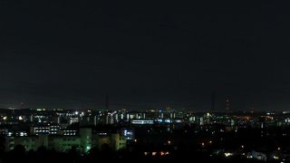 建物と夜景