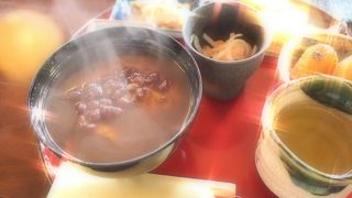 とちもちぜんざいはセットメニューでした。