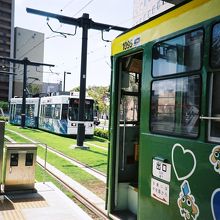 熊本駅前まで乗りました