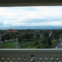 部屋からのガーデンビュー