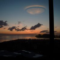 朝焼けのサンフランシスコベイ