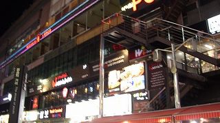 釜山の中心の繁華街