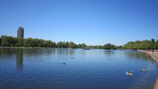 ロンドンの中心にあるとは思えない自然豊かで広大な公園