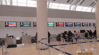 最近中國からの直行便が増えました。