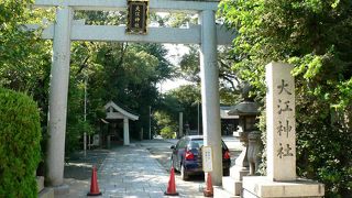 四天王寺七宮のひとつ大江神社（おおえじんじゃ）