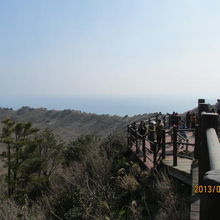 頂上の展望台。