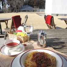 館内のレストランでランチをいただきました