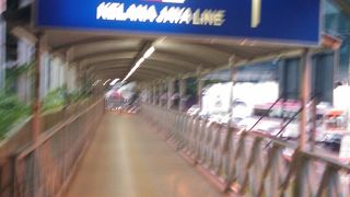 モノレールのブキットナナスとＬＲＴダンワンギ間の乗り換え方法