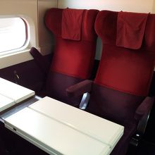 タリスのコンフォート、二等席です。