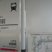 熊本市電の熊本駅