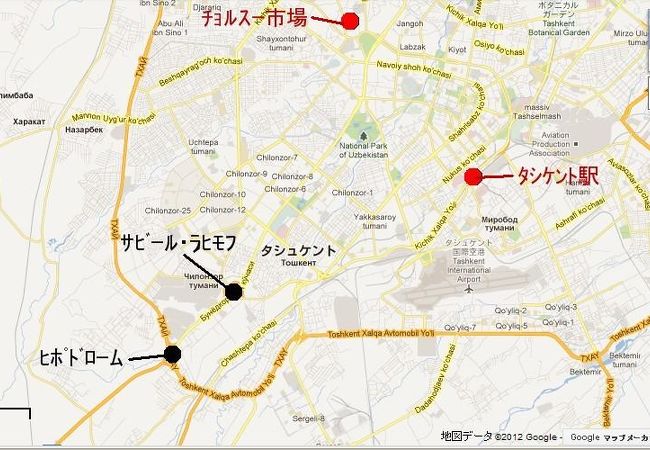 もうひとつのバスターミナル、ヒポドローム市場バス・ターミナル