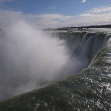 水が落ちていくのを見ていると吸い込まれそうでした