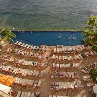 お部屋から写したインフィニティプール