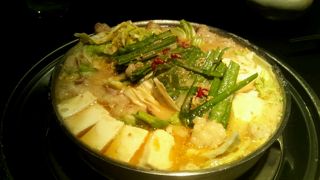 とろとろのもつが美味しい！