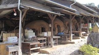 住宅街の中にある登り窯